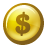 coin, Money, Currency, Cash Icon
