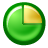 statistics, Stats LimeGreen icon