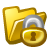folderlocked DarkGoldenrod icon