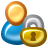 userlock SaddleBrown icon