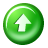 Up, increase, Ascend, upload, Ascending, rise LimeGreen icon