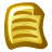 Text file DarkGoldenrod icon