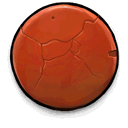Badge, red Firebrick icon