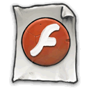 File, flile, Flash DarkSlateGray icon