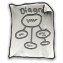 Diagram DarkSlateGray icon