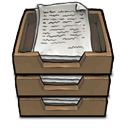 stack, Inboxes DimGray icon