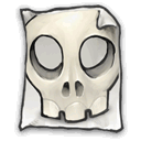 File, skull DarkSlateGray icon