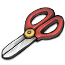 scissors IndianRed icon