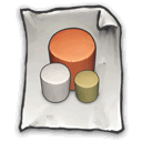 model, File, three, dimensional DarkSlateGray icon