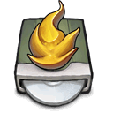 Burn DimGray icon
