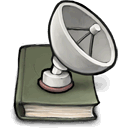 satelite, Book DimGray icon