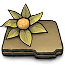 Flower DarkKhaki icon