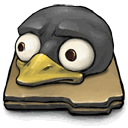 Penguin DarkSlateGray icon