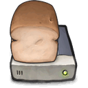 Bread, drive, removeable Sienna icon