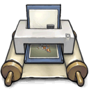 printer, pript, script DarkSlateGray icon