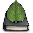 Book, Leaf DarkOliveGreen icon