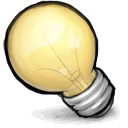 bulb, light Khaki icon