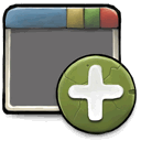 new, window DimGray icon