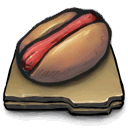 Hotdog DarkSlateGray icon