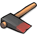 hatchet DimGray icon