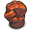 boxing, glove Sienna icon