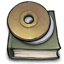 disc, Book Gray icon