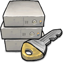 Key, Server DarkGray icon