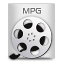 video, mpg, Mpeg Silver icon