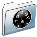 Dashboard, Folder, stripe, Graphite Black icon
