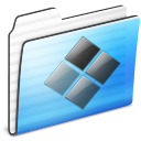 And, sharing, window, Folder, stripe Black icon