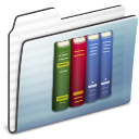 stripe, Graphite, Folder, Library Black icon