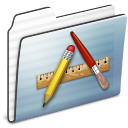 Folder, Application, Graphite, stripe Black icon