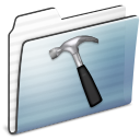Folder, Graphite, Developer, stripe Black icon