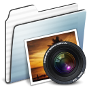 stripe, image, Folder, picture, Graphite, photo, Aperture, pic DarkSlateGray icon