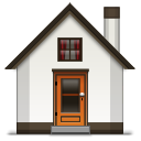 Door, Home, homepage, Building, house Black icon
