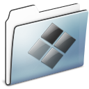 sharing, And, window, smooth, Folder, Graphite Black icon