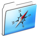 Folder, smooth, web LightSkyBlue icon