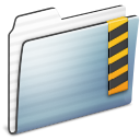security, Folder, Graphite, stripe Black icon