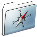 web, smooth, Folder, Graphite Black icon