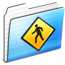 Folder, public, stripe Black icon