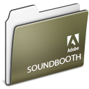 Folder, adobe, Soundbooth DimGray icon
