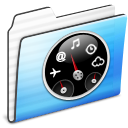 Dashboard, stripe, Folder Black icon