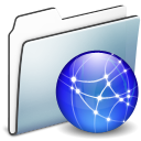 network, smooth, Graphite, Folder LightSteelBlue icon