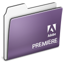 Folder, adobe, Premiere DimGray icon