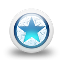 glossy, Blue, Orb Black icon