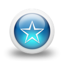 glossy, Orb, Blue Black icon