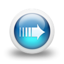 glossy, Orb, Blue Black icon