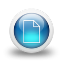 Blue, glossy, Orb Black icon