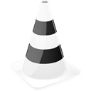 Vlc, player, media Black icon