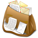 Letter, All, Message, envelop, Email, mail SaddleBrown icon